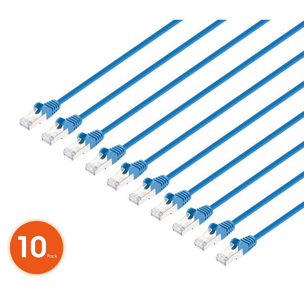 Intellinet 745024 networking cable Blue 0.15 m Cat8.1 U/FTP (STP)
