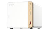 QNAP TS-462-4G NAS Tower Intel® Celeron® N4505 4 GB DDR4 0 TB QNAP QTS White
