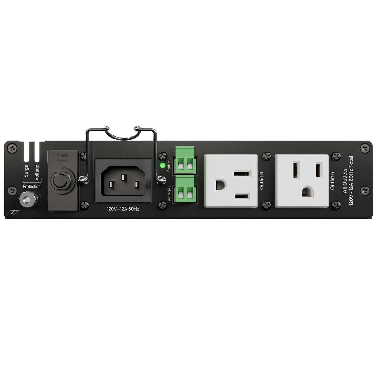 Middle Atlantic PDX-615C-SP power distribution unit (PDU) 6 AC outlet(s) 0U Black, White