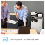 HP LaserJet Enterprise Flow M636z Wireless Multifunction Black and white Printer, Copier, Scanner; Duplex
