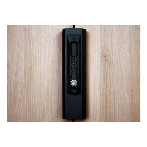 APC NetShelter CX, High security handle adaptor Kit, for door mounting, Black, 300H x 69W x 35D mm