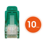 Intellinet 744560 networking cable Green 0.3 m Cat6 U/UTP (UTP)