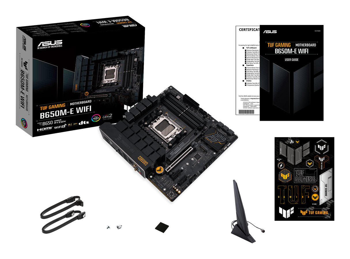 ASUS TUF GAMING B650M-E WIFI motherboard AMD B650 Socket AM5 micro ATX