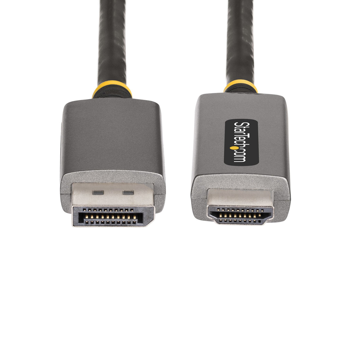 StarTech.com 6.6ft (2m) DisplayPort to HDMI Adapter Cable, 8K 60Hz, 4K 144Hz, HDR10, DP 1.4 to HDMI 2.1 Active Video Converter, DisplayPort Desktop to HDMI Monitor, M/M - DP to HDMI Cord