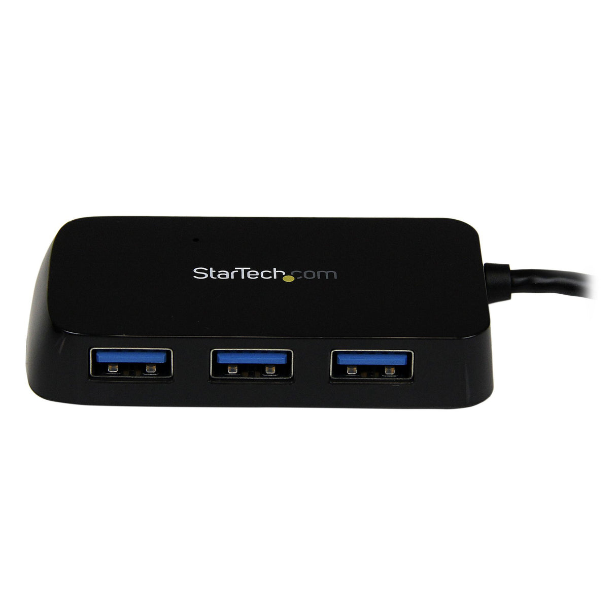 StarTech.com Portable 4 Port SuperSpeed Mini USB 3.0 Hub - 5Gbps - Black - TAA