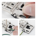 StarTech.com 48 Port 1U Blank Keystone Patch Panel with Cable Management Bar, Rackmount Cat6 Patch Panel for RJ45 STP Ethernet Network Jacks