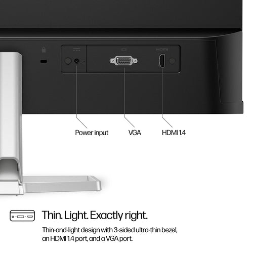 HP Series 5 23.8 inch FHD Monitor - 524sf