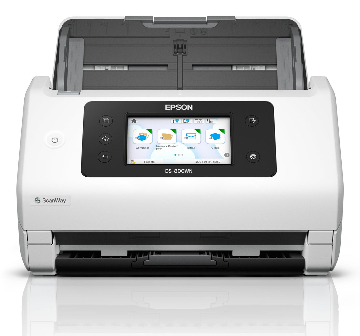 Epson DS-800WN Sheet-fed scanner 600 x 600 DPI A4 White