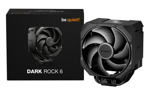 be quiet! Dark Rock 6 Chipset Air cooler 13.5 cm Black 1 pc(s)