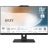 MSI Modern AM242TP 1M-1098US Intel Core 3 100U 60.5 cm (23.8") 1920 x 1080 pixels All-in-One PC 8 GB DDR5-SDRAM 512 GB SSD Windows 11 Pro Wi-Fi 6E (802.11ax) Black