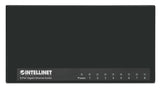 Intellinet 8-Port Gigabit Ethernet Switch, Desktop Size, Plastic, IEEE 802.3az (Energy Efficient Ethernet), Black