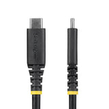 StarTech.com 6ft (1.8m) USB4 Cable, 20Gbps, USB-IF Certified USB-C Cable, 240W PD EPR, 4K 120Hz DP 2.1, TPE Jacket, Black USB-C Cord