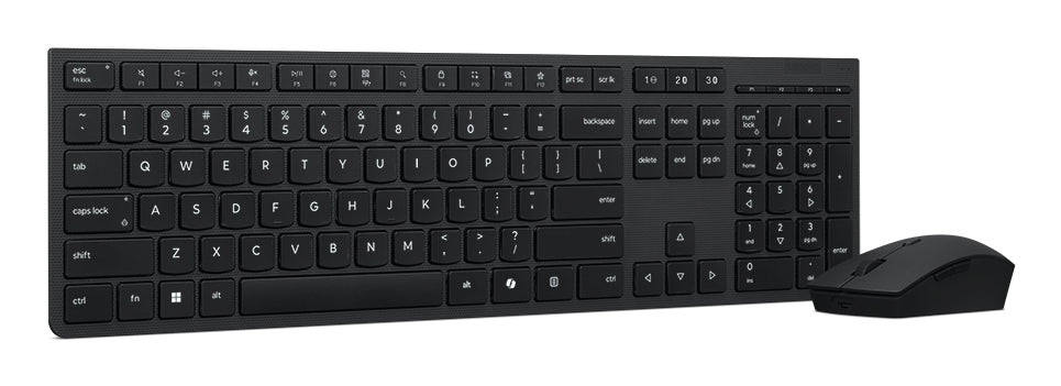 Lenovo 4X31R64316 keyboard Mouse included Office RF Wireless + Bluetooth QWERTY US English Grey