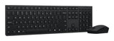 Lenovo 4X31R64316 keyboard Mouse included Office RF Wireless + Bluetooth QWERTY US English Grey