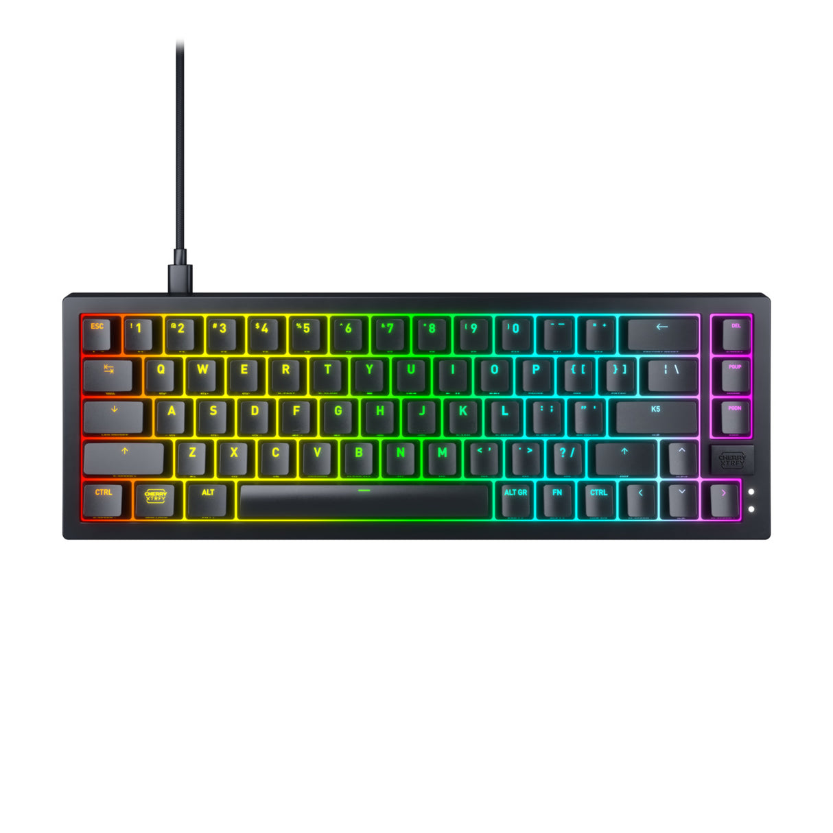 CHERRY K5V2 Compact keyboard Gaming USB QWERTY English Black