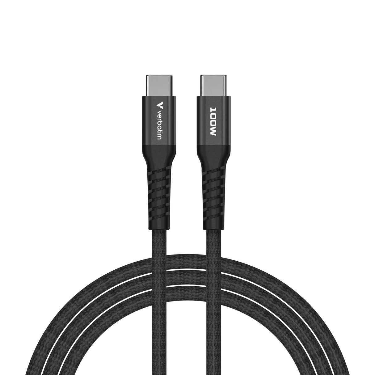 Verbatim Sync & Charge Magnetic Cable - 100W USB-C to USB-C 120 cm Black