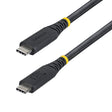 StarTech.com 3ft (91cm) USB4 Cable, 40Gbps, USB-IF Certified USB-C Cable, 240W PD, 8K 60Hz/4K 240Hz DP2.1 DP40, TPE Jacket, Thunderbolt 4 Compatible - Black USB-C Cord