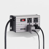 StarTech.com 4-Outlet Industrial Power Strip 125V/15A, EMI/RFI Isolation, Surge Protection, Mountable PDU, Attached 8ft/2.4m Cord, NEMA 5-15P/R, UL Listed, TAA