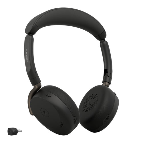 Jabra Evolve3 65 Flex MS - USB-C with Dongle - Black