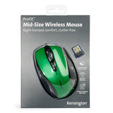 Kensington Pro Fit Mid-Size Wireless Mouse - Emerald Green