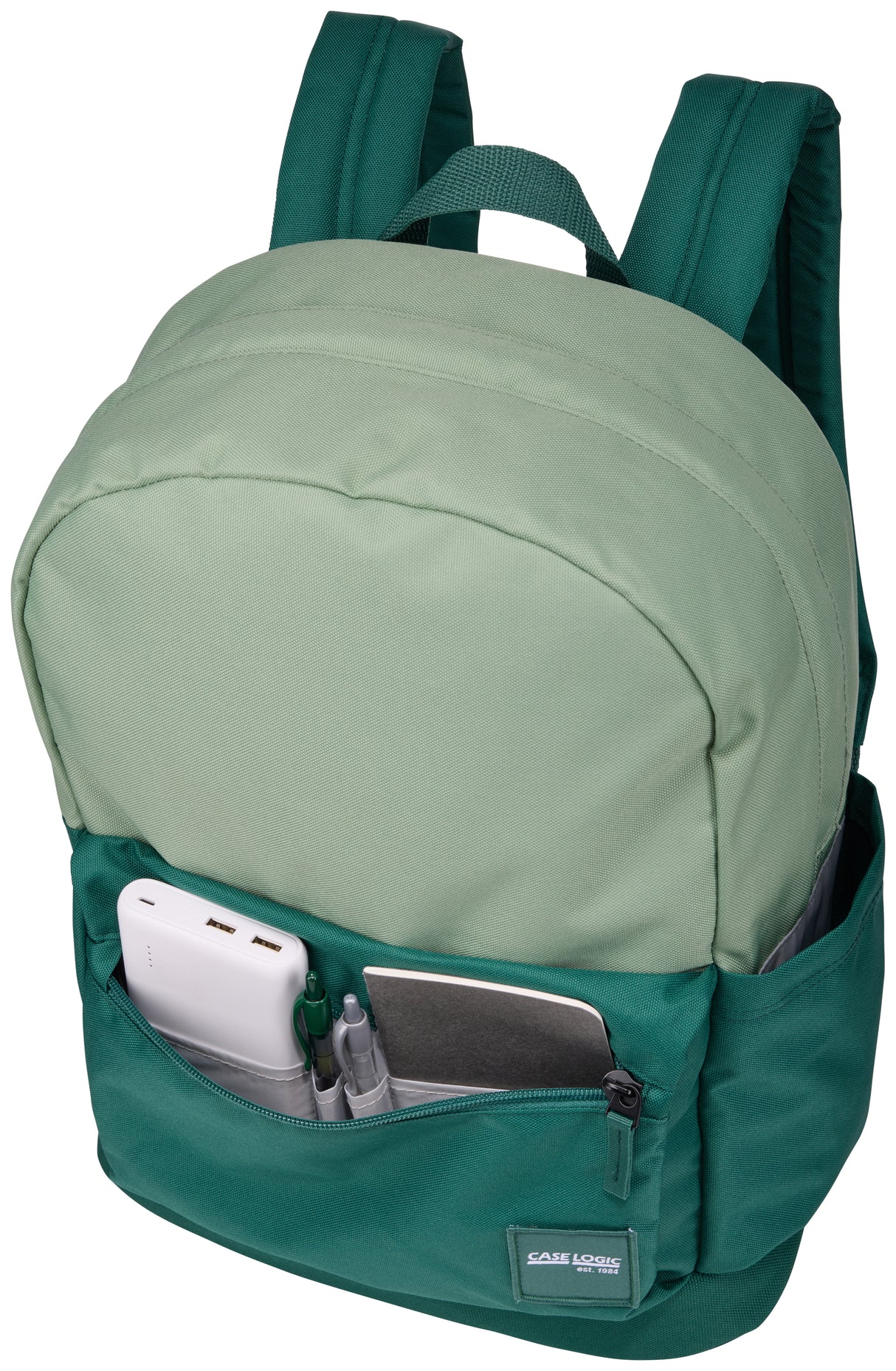 Case Logic Campus CCAM1216 - Islay Green/Smoke Pipe backpack Casual backpack Polyester