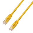 Primewired Patch cord V2, Cat6 UTP, Fluke Tested, 24AWG, Yellow   5 ft.