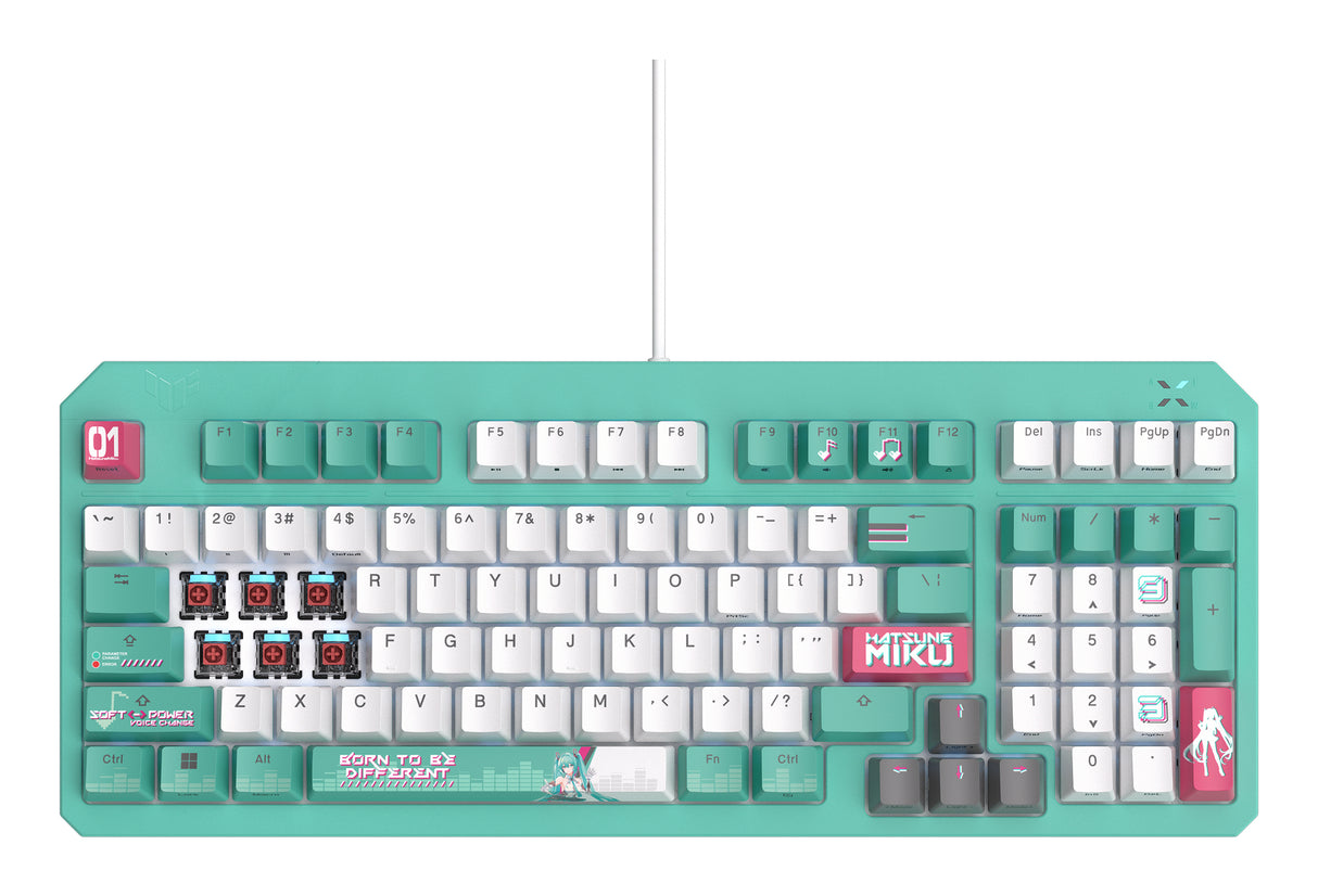 ASUS TUF Gaming K3 Gen II Hatsune Miku Edition keyboard USB Multicolour