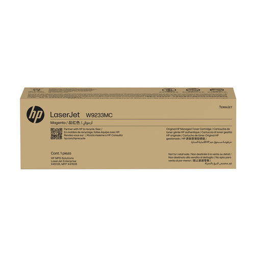 HP W9233MC Magenta Managed Original LaserJet Toner Cartridge
