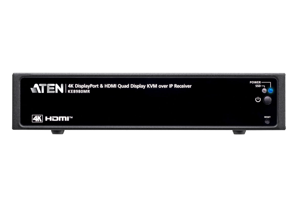 ATEN 4K HDMI&DP Quad KVM over IP Rx
