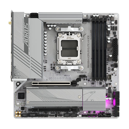 GIGABYTE B650M AORUS ELITE AX ICE Motherboard