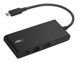 ASUS Dual 4K USB-C Dock DC201 Wired USB 3.2 Gen 2 (3.1 Gen 2) Type-C Black