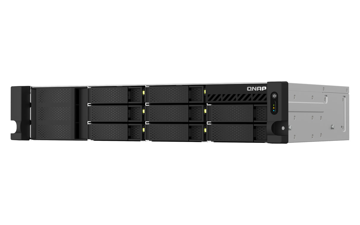 QNAP TS-864EU NAS Rack (2U) Intel® Celeron® 8 GB DDR4 0 TB QNAP Turbo System Black