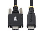 StarTech.com 6ft (2m) USB-C Charging Cable, Durable and Ultra-Flexible, Side Screw Locking, 240W (5A) PD EPR, USB 2.0 Laptop Charger Cable, USB-IF Certified, Rugged USB-C Charging Cord