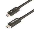 StarTech.com 1.6ft (50cm) Thunderbolt 4 Cable - 40Gbps - 100W PD - 4K/8K Video - Intel-Certified Thunderbolt Cable - Compatible w/USB 4/Thunderbolt 3/USB 3.2/USB Type-C/DisplayPort