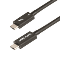StarTech.com 1.6ft (50cm) Thunderbolt 4 Cable - 40Gbps - 100W PD - 4K/8K Video - Intel-Certified Thunderbolt Cable - Compatible w/USB 4/Thunderbolt 3/USB 3.2/USB Type-C/DisplayPort