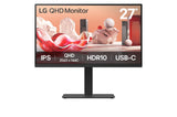 LG 27BA75QB-B computer monitor 68.6 cm (27") 2560 x 1440 pixels Wide Quad HD LED Black