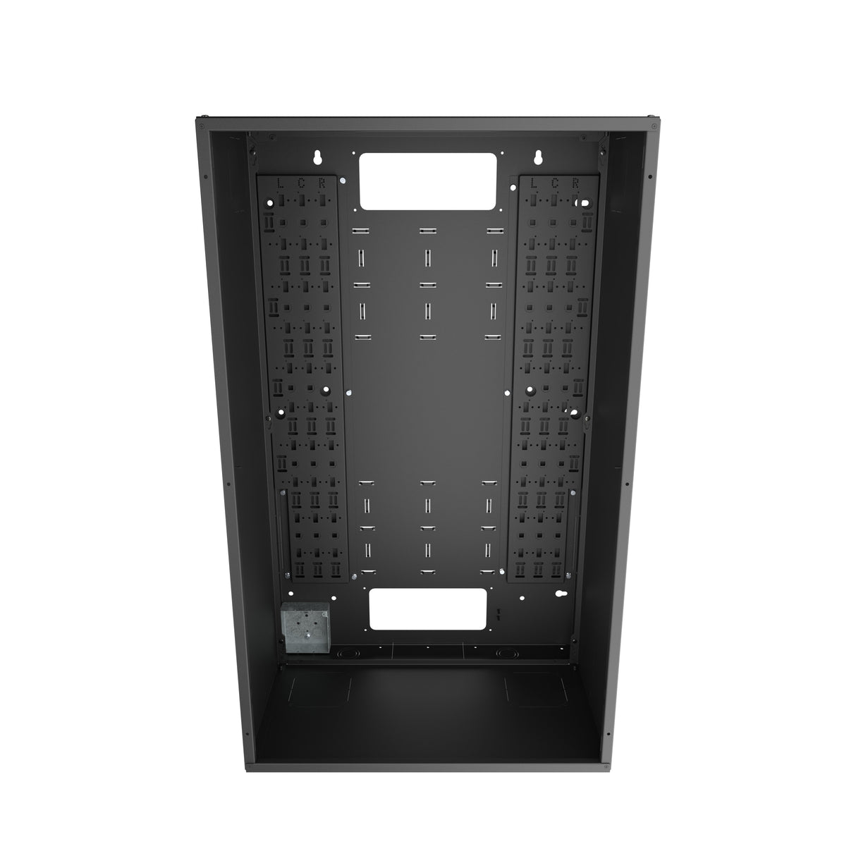 Middle Atlantic VWM Series Back Pan for Solid Door, 42" High x 10" Deep - Black