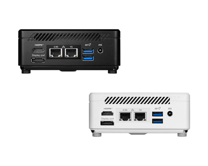 MSI Cubi 12M-029US Intel® Core™ i5 i5-1235U 8 GB DDR4-SDRAM 512 GB SSD Windows 11 Home Mini PC Workstation Black, White