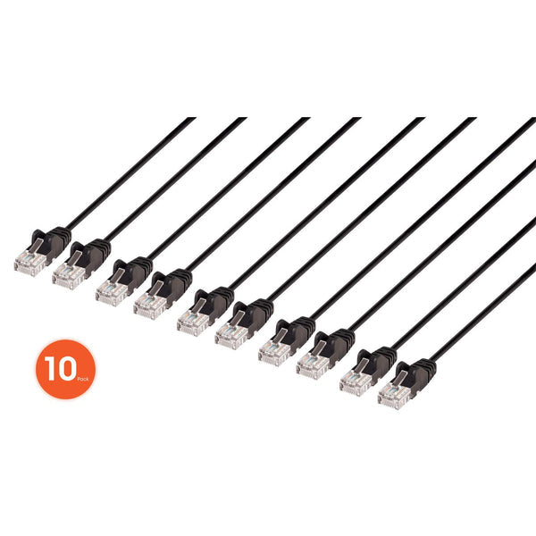 Intellinet 745048 networking cable Black 6 m Cat6 U/UTP (UTP)