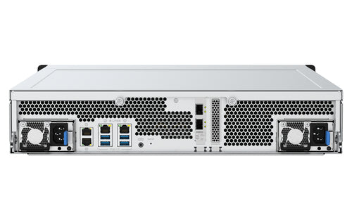 QNAP TDS-h2489FU NAS Rack (2U) Intel Xeon Silver 4314 128 GB DDR4 0 TB QuTS hero Black, Silver