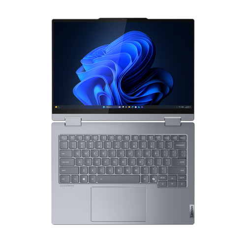 Lenovo ThinkBook 14 2-in-1 G5 IAU Intel Core Ultra 5 225U Hybrid (2-in-1) 35.6 cm (14") Touchscreen WUXGA 16 GB DDR5-SDRAM 256 GB SSD Wi-Fi 6E (802.11ax) Windows 11 Pro Grey French