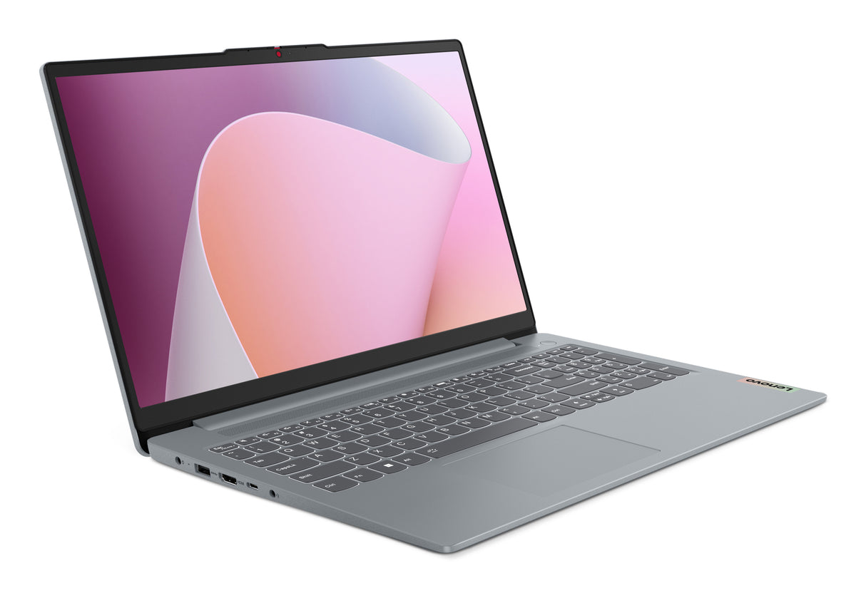Lenovo IdeaPad Slim 3 15AMN8 AMD Ryzen™ 3 7320U Laptop 39.6 cm (15.6") Full HD 8 GB LPDDR5-SDRAM 256 GB SSD Wi-Fi 6 (802.11ax) Windows 11 Home in S mode English, French Grey