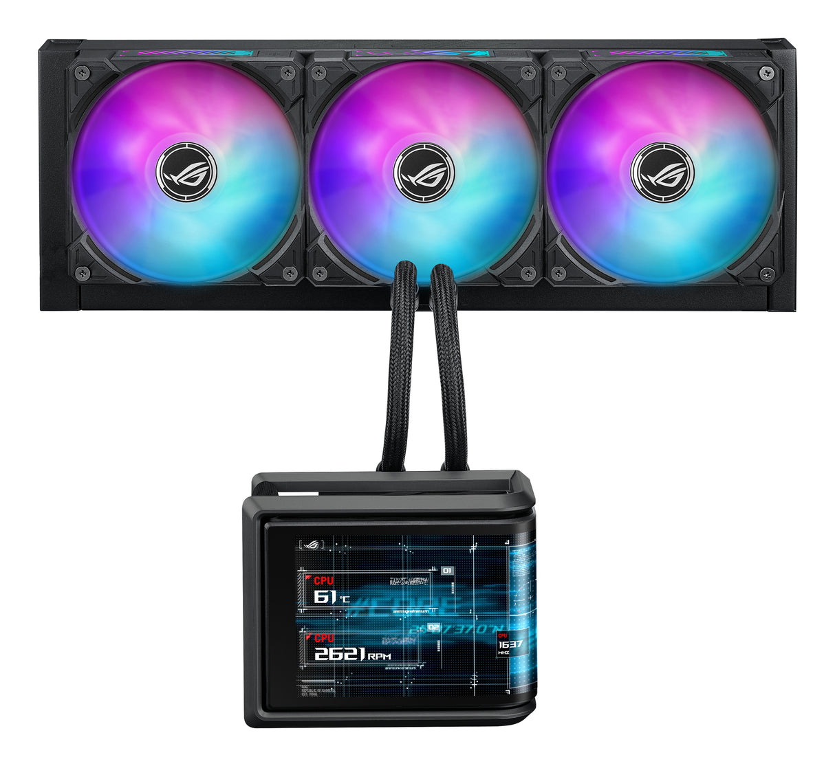 ASUS ROG Ryuo IV SLC 360 ARGB Processor All-in-one liquid cooler 12 cm Black