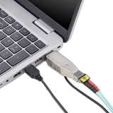 StarTech.com Gigabit Fiber to RJ45 Ethernet Media Converter Dongle, Optical Singlemode 10km/Multimode 800m, USB Powered, Compact Design, Metal Housing, Micro Mini, TAA