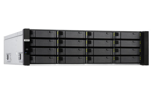QNAP ES1686dc NAS Rack (3U) Intel® Xeon® D D-2123IT 32 GB DDR4 0 TB QNAP QES Black, Grey