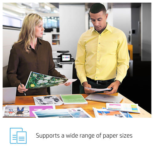 HP Color LaserJet Enterprise Flow LaserJet Enterprise Flow M776z Wireless Multifunction Color Printer, Copier, Scanner; Duplex
