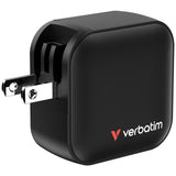 Verbatim Mini GaN Charger 70W 3 Port US plug with EU and UK adaptors
