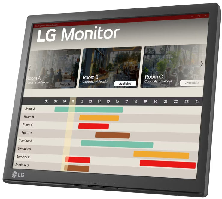 LG 17BR30T-B computer monitor 43.2 cm (17") 1280 x 1024 pixels SXGA LED Touchscreen Tabletop Black