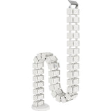 Fellowes 100136872 cable organizer Desk Cable sleeve White 1 pc(s)