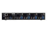 ATEN 4-Port USB 3.0 8K DisplayPort KVMP™ Switch (Cables included)